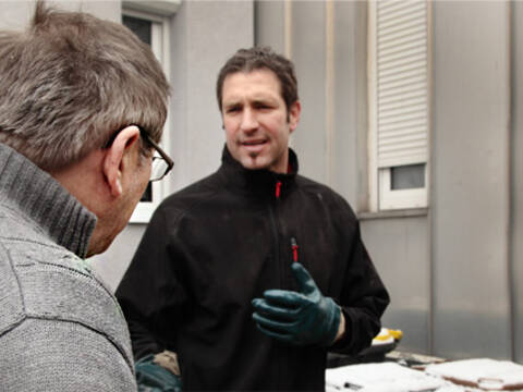 Gespräch mit dem Kunden